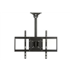 BRACCIO TELESCOPICO DA SOFFITTO PER TV FINO A 40 KG DA 32 A 55" FINO A VESA 600X400