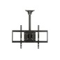 BRACCIO TELESCOPICO DA SOFFITTO PER TV FINO A 40 KG DA 32 A 55" FINO A VESA 600X400