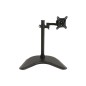 BRACCIO DA TAVOLO CON BASE PER VIDEO FINO A 15 KG DA 13 A 27" FINO A VESA 100X100 CON DUE SNODI