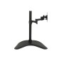 BRACCIO DA TAVOLO CON BASE PER VIDEO FINO A 15 KG DA 13 A 27" FINO A VESA 100X100 CON TRE SNODI