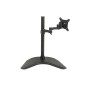 BRACCIO DA TAVOLO CON BASE PER VIDEO FINO A 15 KG DA 13 A 27" FINO A VESA 100X100 CON TRE SNODI