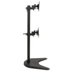SUPPORTO DA TAVOLO CON BASE FINO A DUE VIDEO FINO A 15 KG DA 13 A 27" FINO A VESA 100X100