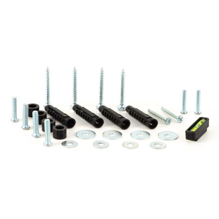 STAFFA A MURO PER TV FINO A 45 KG, DA 23 A 47" FINO A VESA 400X400