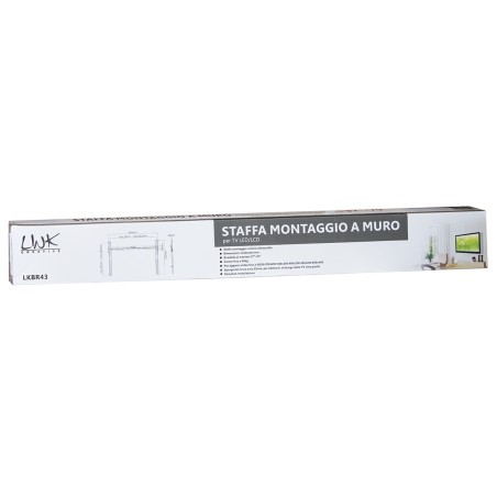SUPPORTO A MURO PER TV 37-70" FINO A 40 KG CON BOLLA PER LIVELLAMENTO