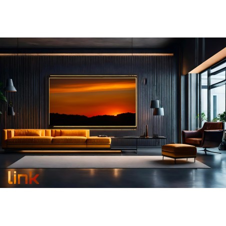 STAFFA A MURO PER TV FINO A 60 KG, DA 37 A 70" FINO A VESA 400X600 67 MM DISTANZA DAL MURO ORIENTAMENTO ALTO/BASSO 15°