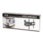STAFFA A MURO PER TV FINO A 40 KG, DA 37 A 70" FINO A VESA 400X600 CON 3 SNODI ORIENTAMENTO ALTO/BASSO 5-10° ORIENTAMENTO LATERA