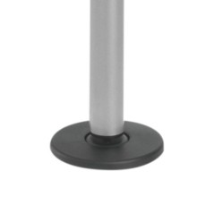 ASTA SUPPORTO PER TV PAVIMENTO-SOFFITTO PER MONITOR 37-70" CON RIPIANO