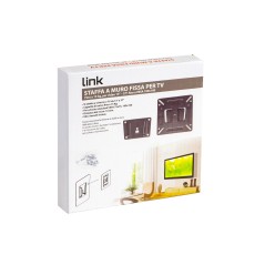 STAFFA A MURO FISSA PER TV LED/LCD DA 13" A 37" FINO A 15 KG E VESA 100X100