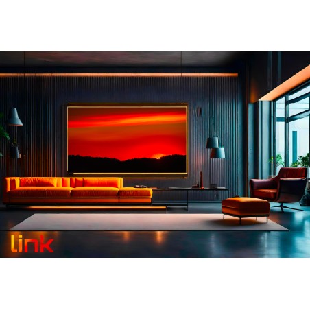 STAFFA A MURO ULTRA SLIM SUPPORTO TV 26-60" LED/LCD FINO A 50 KG E VESA 400X400