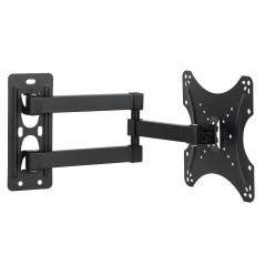 BRACCIO A MURO ALLUNGABILE CON 3 SNODI PER TV LED/LCD DA 14 A 43" FINO A 18KG E VESA 200X200