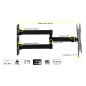 BRACCIO A MURO ALLUNGABILE CON 3 SNODI PER TV LED/LCD DA 14 A 43" FINO A 18KG E VESA 200X200