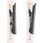 SUPPORTO MONITOR 37"-80" FINO A 50 KG PER PARETI CARTONGESSO LEGNO ECC