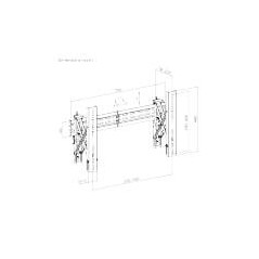 BRACCIO SUPPORTO VIDEO WALL 37"-70" FINO A VESA 600X400