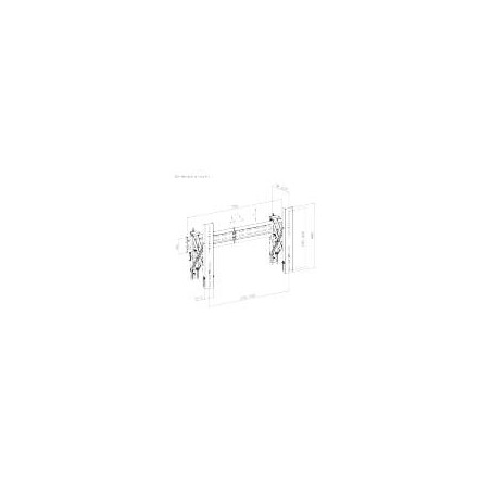 BRACCIO SUPPORTO VIDEO WALL 37"-70" FINO A VESA 600X400