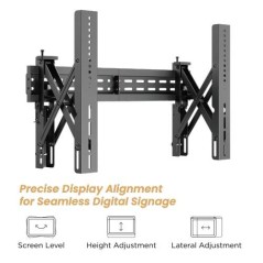 BRACCIO SUPPORTO VIDEO WALL 37"-70" FINO A VESA 600X400