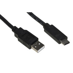 CAVO USB 2.0 "A" MASCHIO USBC ® MT 0,5 COLORE NERO