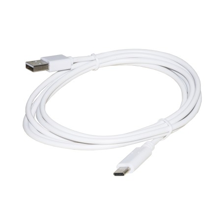CAVO USB 2.0 A MASCHIO / USB-C MT 1,80 COLORE BIANCO
