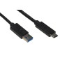 CAVO USB 3.0 A MASCHIO - USB-C PER RICARICA E SCAMBIO DATI IN RAME MT 0,5