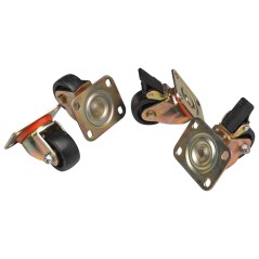 SET 4 RUOTE PER ARMADI RACK LINK SERIE EAVI