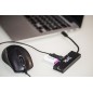 HUB 4 PORTE CON 1 PORTA USB 3.0 E 3 PORTE USB 2.0 CON CONNETTORE USB-C