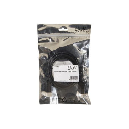 CAVO DI CONNESSIONE DISPLAYPORT 1.2 4K MT 1,8
