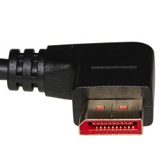 CAVO DI CONNESSIONE DISPLAYPORT 1.4 8K MT 1,8 CONNETTORE ANGOLATO A SINISTRA