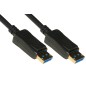 CAVO DISPLAYPORT 2.0 8K@30HZ 4:4:4 CONTATTI DORATI MASCHIO/MASCHIO UHBR10 10G MT 1