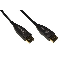 CAVO VIDEO AOC FIBRA OTTICA COLLEGAMENTO DISPLAYPORT 1.2 4K60HZ ULTRA HD MT 50