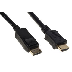 CAVO DISPLAYPORT 1.2 - HDMI® 1.4 4KX2K 30 HZ CONTATTI DORATI MT 3