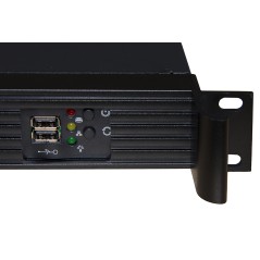 CHASSIS PER SERVER INSTALLAZIONE 19" 1 UNITA' CON 2 SLOT 5.25" SLIM + 2 X 2,5" O 1 X 3,5" PROFONDITA' 300 MM