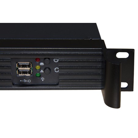 CHASSIS PER SERVER INSTALLAZIONE 19" 1 UNITA' CON 2 SLOT 5.25" SLIM + 2 X 2,5" O 1 X 3,5" PROFONDITA' 300 MM