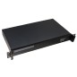CHASSIS PER SERVER INSTALLAZIONE 19" 1 UNITA' CON 2 SLOT 5.25" SLIM + 2 X 2,5" O 1 X 3,5" PROFONDITA' 300 MM