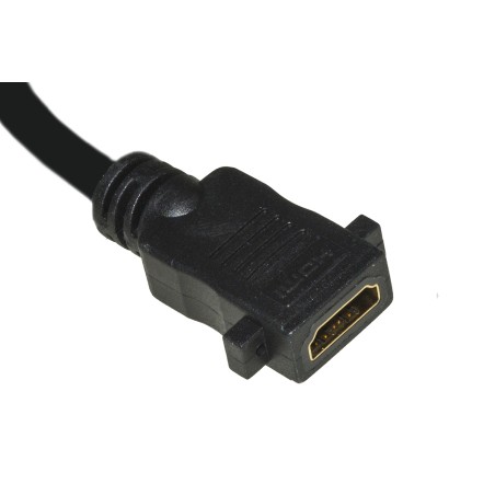 CAVO HDMI® MASCHIO/FEMMINA DA PANNELLO CM 15