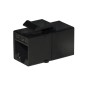 ADATTATORE PASSANTE 2X8 POLI RJ45 UTP NON SCHERMATO CAT.5E CON GANCI PER PANNELLI