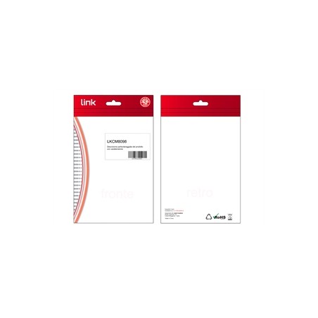 KIT 2 PEZZI SUPPORTI PER GESTIONE CAVI 8 POSIZIONI BIANCO