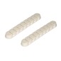 KIT 2 PEZZI SUPPORTI PER GESTIONE CAVI 8 POSIZIONI BIANCO