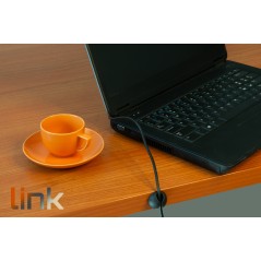 KIT 16 PEZZI SUPPORTI ADESIVI PER GESTIONE CAVI COLORE NERO