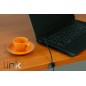 KIT 16 PEZZI SUPPORTI ADESIVI PER GESTIONE CAVI COLORE NERO
