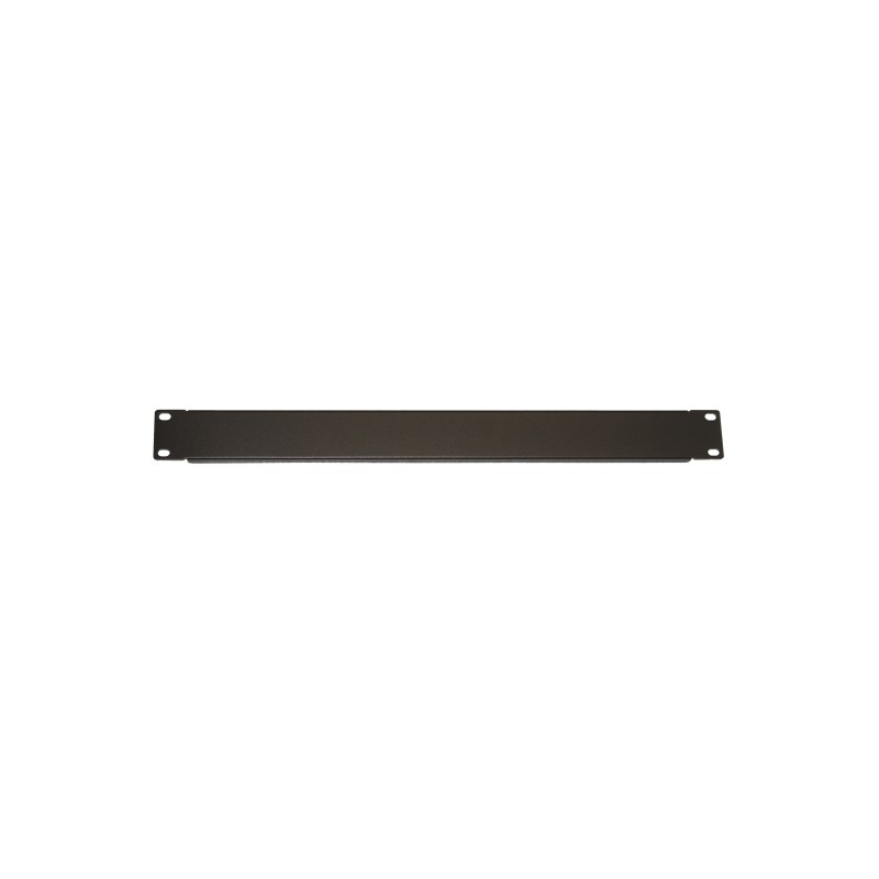 PANNELLO CIECO 1 UNITA' PER ARMADI RACK 19" NERO VITI INCLUSE