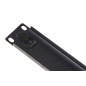 PANNELLO CIECO 1 UNITA' PER ARMADI RACK 19" COLORE NERO CHIUSURA A SCATTO