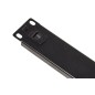 PANNELLO CIECO 1 UNITA' PER ARMADI RACK 19" COLORE NERO CHIUSURA A SCATTO
