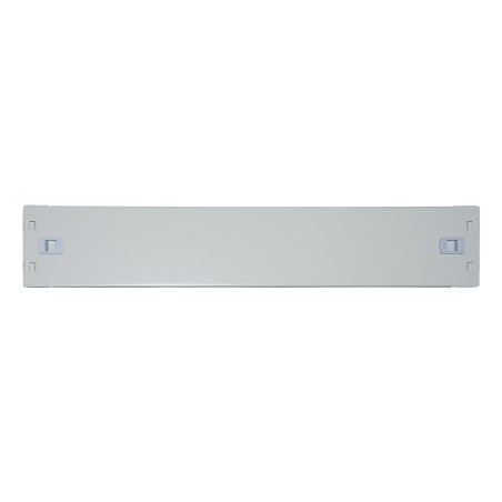 PANNELLO CIECO 2 UNITA' PER ARMADI RACK 19" COLORE GRIGIO CHIUSURA A SCATTO