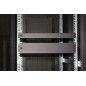 PANNELLO CIECO 2 UNITA' PER ARMADI RACK 19" NERO VITI INCLUSE