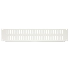 PANNELLO CIECO VENTILATO 2 UNITA' PER ARMADI RACK 19" GRIGIO VITI INCLUSE