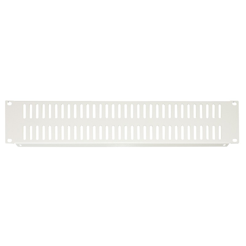 PANNELLO CIECO VENTILATO 2 UNITA' PER ARMADI RACK 19" GRIGIO VITI INCLUSE