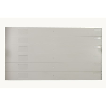 COPERTURA 19" PER ARMADI RACK 6U GRIGIO CON PARTI 1U STACCABILI INSTALLAZIONE CON CLIP