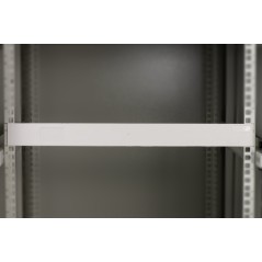 COPERTURA 19" PER ARMADI RACK 6U GRIGIO CON PARTI 1U STACCABILI INSTALLAZIONE CON CLIP
