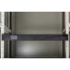 COPERTURA 19" PER ARMADI RACK 6U NERO CON PARTI 1U STACCABILI INSTALLAZIONE CON CLIP