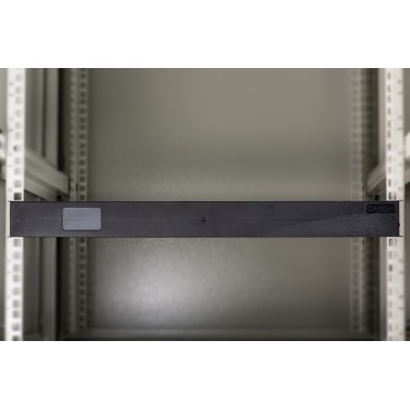 COPERTURA 19" PER ARMADI RACK 6U NERO CON PARTI 1U STACCABILI INSTALLAZIONE CON CLIP