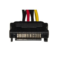 CAVO SATA ALIMENTAZIONE DA 15 PIN SATA MASCHIO A 2 X 15 PIN SATA 90°